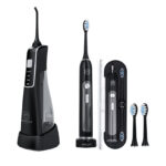 Набір Портативний іригатор MEDICA+ Prowater Clean 7.0 + Ультразвукова зубна щітка MEDICA+ PROBRUSH 9.0 black (Japan)