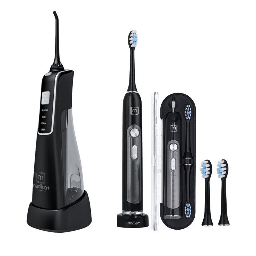 Набір Портативний іригатор MEDICA+ Prowater Clean 7.0 + Ультразвукова зубна щітка MEDICA+ PROBRUSH 9.0 black (Japan) Набір Портативний іригатор MEDICA+ Prowater Clean 7.0 + Ультразвукова зубна щітка MEDICA+ PROBRUSH 9.0 black (Japan)
