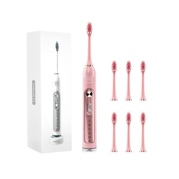 Ультразвукова зубна щітка MEDICA+ PROBRUSH 9.0 fuchsia + насадки (6 шт) (Japan)