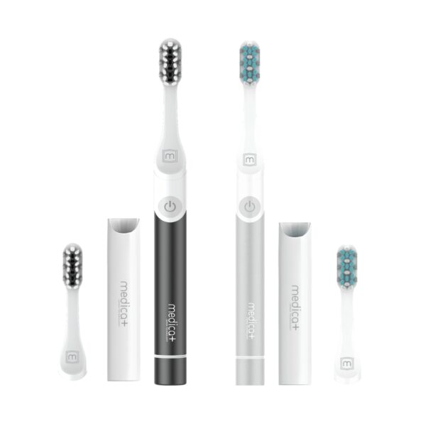 Набір звукових зубних щіток MEDICA+ PROBRUSH 7.0 black + silver (Japan)