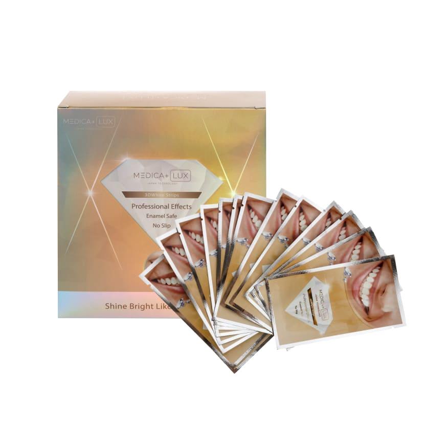 Отбеливающие полоски MEDICA+ 3DWhite Strips Отбеливающие полоски MEDICA+ 3DWhite Strips