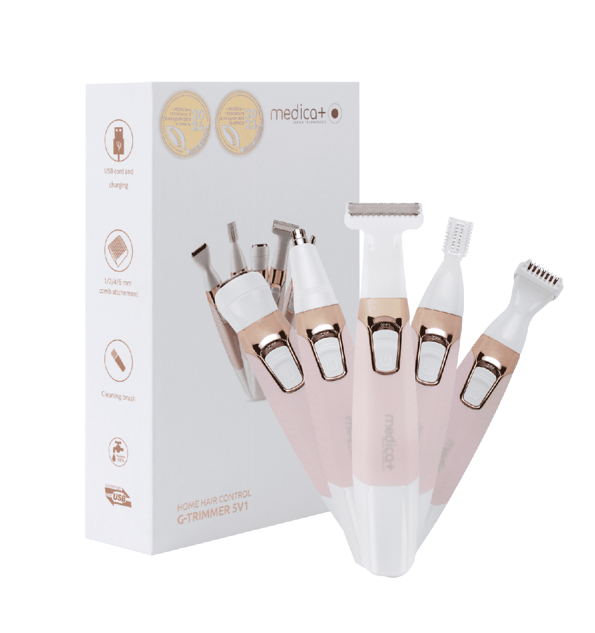 Триммер Електростанок 5в1 MEDICA+ G-Trimmer 5v1 (Japan) Триммер Електростанок 5в1 MEDICA+ G-Trimmer 5v1 (Japan)