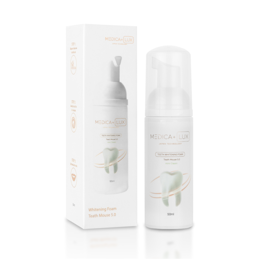 Отбеливающая пена для зубов Medica+ ToothMousse 5.0 Отбеливающая пена для зубов Medica+ ToothMousse 5.0