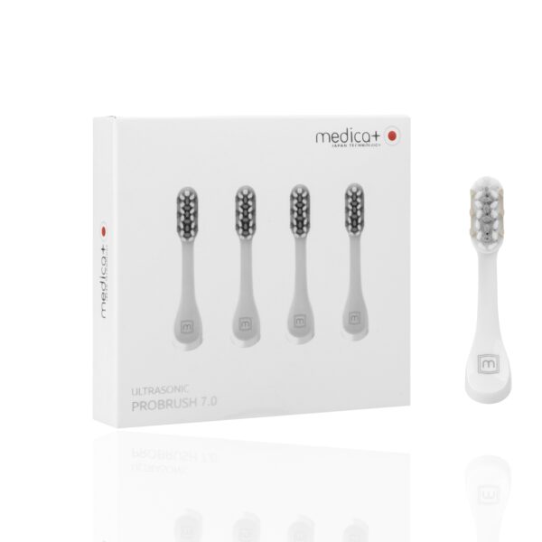 Насадки для звуковой зубной щетки MEDICA+ ProBrush 7.0 Compact (4шт)