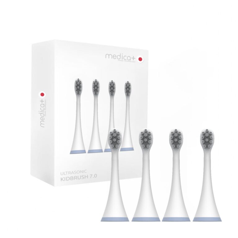 Насадки для звукової зубної щітки MEDICA+ KidsBrush 7.0 blue (4шт) (Japan)