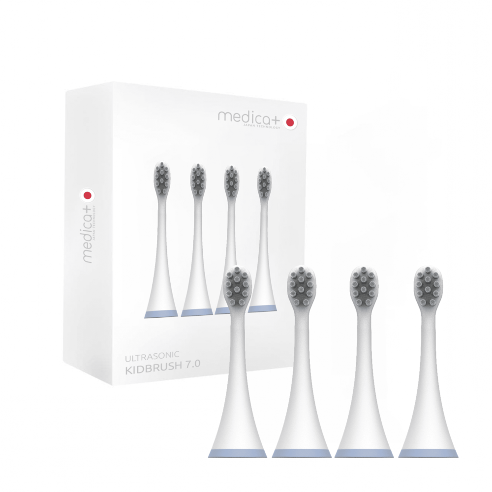 Насадки для звукової зубної щітки MEDICA+ KidsBrush 7.0 blue (4шт) (Japan) Насадки для звукової зубної щітки MEDICA+ KidsBrush 7.0 blue (4шт) (Japan)