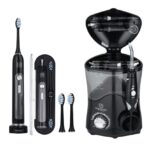 Набор Стационарный ирригатор MEDICA+ PROWATER STANTION 7.0 BL + Ультразвуковая зубная щетка MEDICA+ PROBRUSH 9.0 black