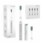 Звукова зубна щітка MEDICA+ ProBrush 7.0 Compact Silver + Насадки (4 шт) (Japan)