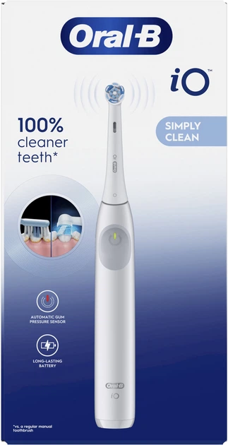 Електрична зубна щітка Oral-B iO Simply Clean Біла