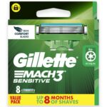 Сменные картриджи для бритья Gillette Mach3 Sensitive 8 шт