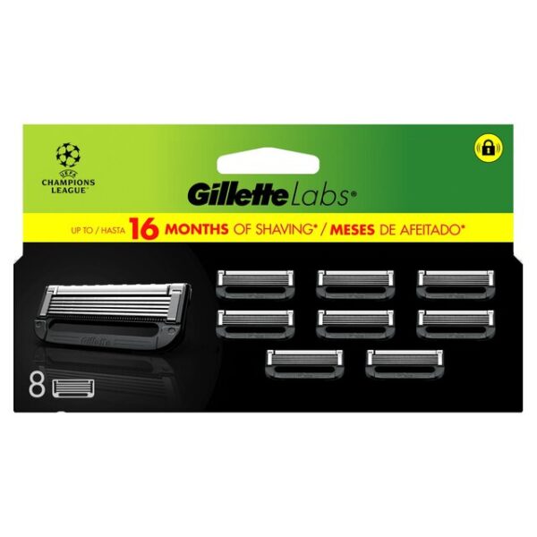 Картриджи для бритвы Gillette Labs 8 шт.