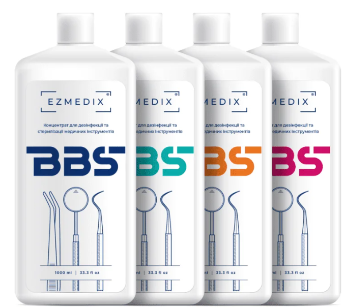 Концентрат для дезінфекції та стерилізації інструментарію BBS 1 літр