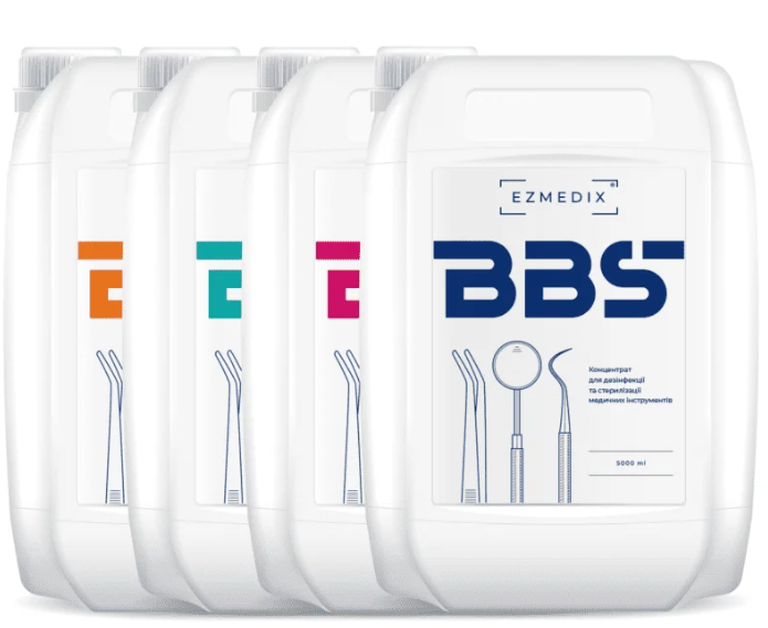 Концентрат для дезінфекції та стерилізації інструментарію BBS 5 літрів