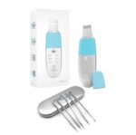 Набір Ультразвуковий скрабер для обличчя MEDICA+ Vibroskin 8.0 + інструмент для чищення обличчя (Japan)