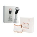 Набір мікрострумового RF Lifting масажеру для обличчя Skin Lifting 7.0 White + Мікрострумовий ліфтинг MEDICA+ Skin Lifting 5.0