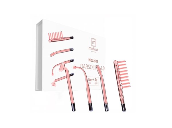 Комплект насадок до дарсонваля Darsoline MEDICA+ LUX (4 шт) (Japan)