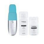 Набір Ультразвуковий скрабер для шкіри обличчя Vibroskin 8.0 + Гідратуючий гель Hydration Gel + Порозвужувальна маска для обличчя