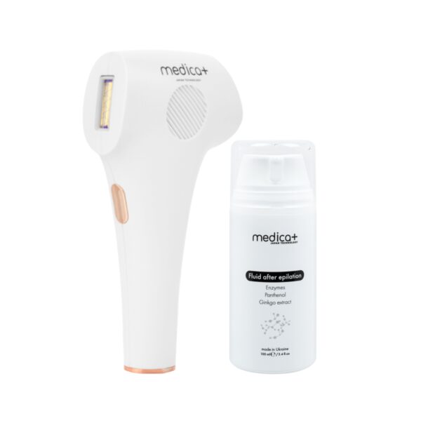 Набір Фотоепілятор MEDICA+ Haircleaner 8.0 + Флюїд після епіляції MEDICA+ Fluid after epilation (Japan)
