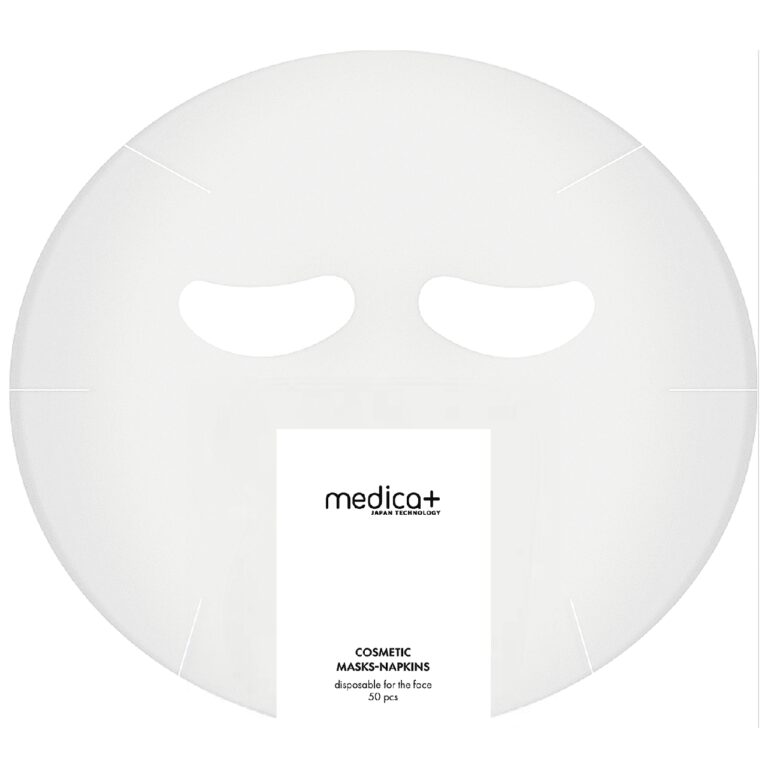 Маски-серветки косметологічні MEDICA+ 50 шт (поліетиленові)