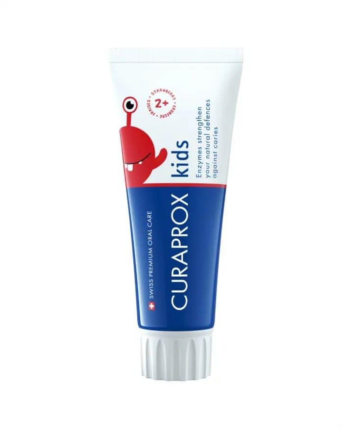 Зубна паста дитяча Curaprox Kids 2+ (полуниця)
