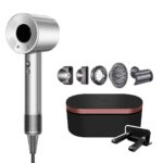 Професійний фен для волосся Hair Pro з 5 насадками та кейсом Silver