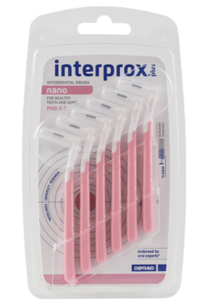 Щетка межзубная INTERPROX PLUS 2G NANO 0.7 мм