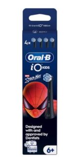 Насадки для електричної зубної щітки Braun Oral-B iO Kids Spider-Man Black 2 шт