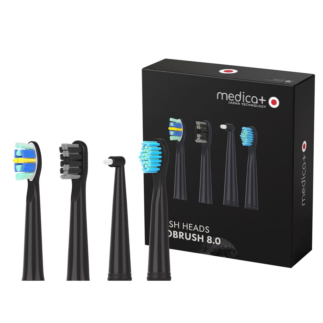 Насадки для ультразвуковой зубной щетки MEDICA + PROBRUSH 8.0 black Насадки для ультразвуковой зубной щетки MEDICA + PROBRUSH 8.0 black