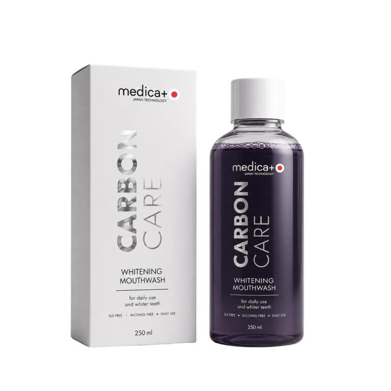 Отбеливающий ополаскиватель для ротовой полости MEDICA+ Carbon Care