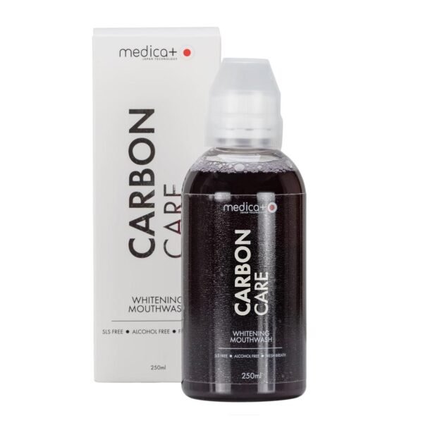 Відбілюючий ополіскувач для ротової порожнини MEDICA+ Carbon Carе