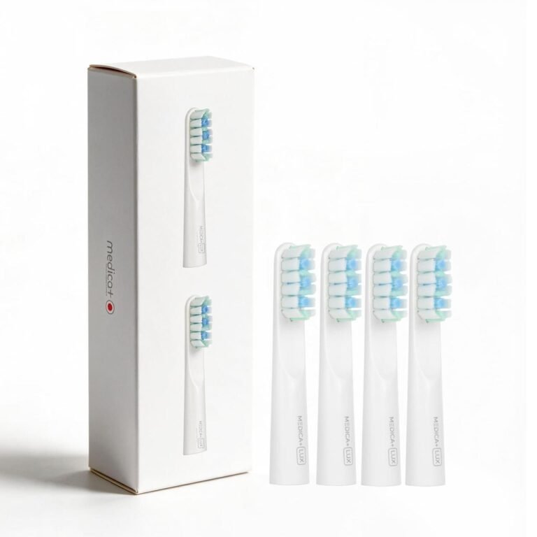Насадки для звукової зубної щітки MEDICA+ LUX 10X Portable (4 шт)